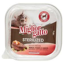 MG PATE MIGLIOR STERILIZED MANZO, FEGATO E CAROTE